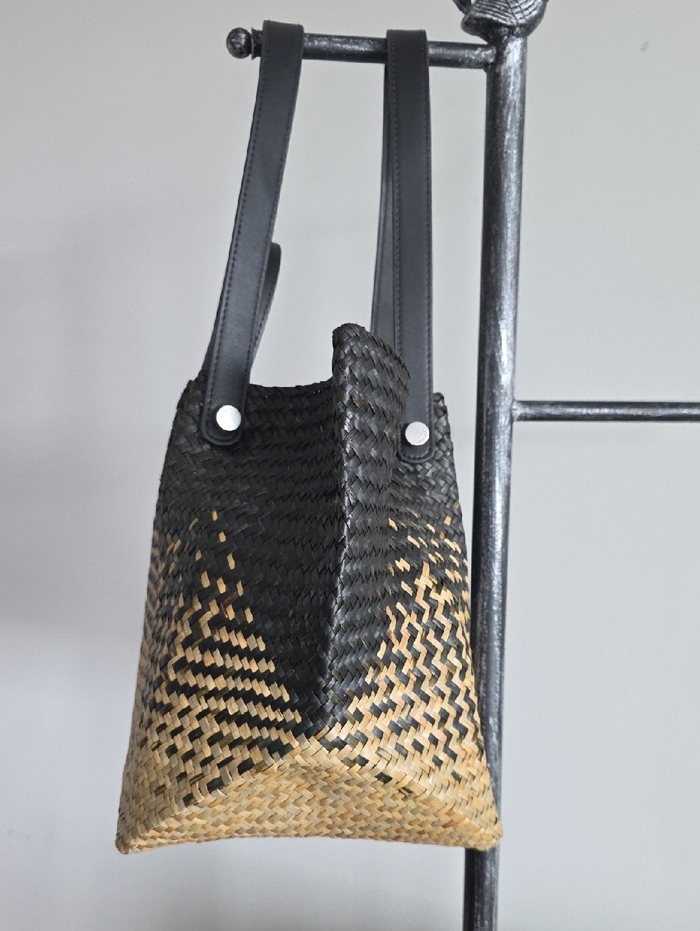 All Saints Arlington Straw Tote - Picture 11 of 13